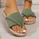 Women's Summer Slides | Criss-Cross, Slip On