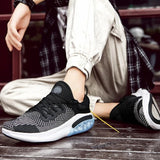 Men’s Summer Running Sneakers | Knit, Air Cushion Heel