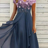 Women's Sparkly Evening Party Dress | Maxi