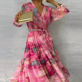 LUCIA | Adjustable Floral Print Maxi Dress for Summer