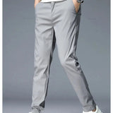 Men's Slim Chino Pants | Cropped, Flat Front