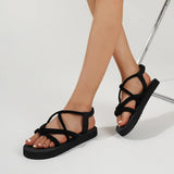Women’s Summer Strappy Sandals | Platform, Crisscross