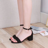 Women’s Summer Block Heel Sandals | Minimalist, Ankle Strap