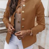 Ineska - Elegant blazer with oversized buttons