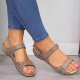 Women’s Summer Casual Sandals | Open Toe, Hook & Loop