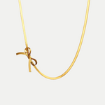 Rébecca – Gold Necklace Featuring Initial Pendant