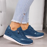 Women's Comfort Zip Sneakers | Stylish Orthopedic Footwear for Daily Support | Ergonomic, Durable, Easy-Care
