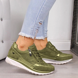 Women's Comfort Zip Sneakers | Stylish Orthopedic Footwear for Daily Support | Ergonomic, Durable, Easy-Care