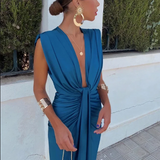Rita - Sophisticated Silk Evening Gown