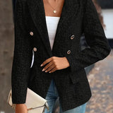 Danaya - Elegant stylish double breasted pockets vintage blazer