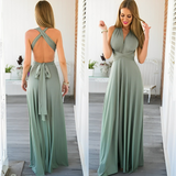 Women's Elegant Backless Party Dress | Maxi