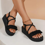 Women’s Summer Strappy Sandals | Platform, Crisscross