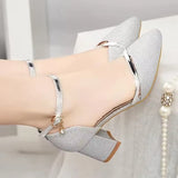 Women's Wedding High Heels | Closed Toe Heeled