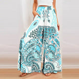 Marcella - Wide-leg printed trousers in a relaxed fit