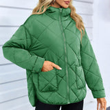 Scarletta - Elegant Padded Zip Jacket, Warm and Stylish