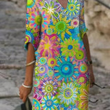 Women's Vibrant Floral Summer Dress | Mini
