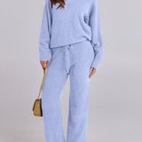 Uzziah - Elegant fleece sweater and trousers set
