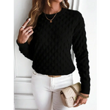 Women's Cozy Chunky Knit Sweater | Fashionable, Warm, and Versatile