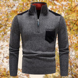 Elegant Men's Zip-Up Sweater | Comfortable, Versatile, Stylish Design