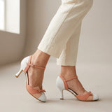 Giulia | Classic Vintage Sandals with Sturdy Heel