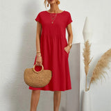 Women's Casual Smock Summer Dress | Midi