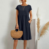Women's Casual Smock Summer Dress | Midi