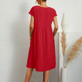 Women's Casual Smock Summer Dress | Midi