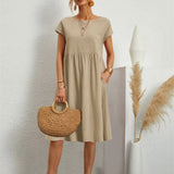 Women's Casual Smock Summer Dress | Midi