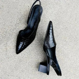 Women's Work High Heels | Closed Toe Slingback