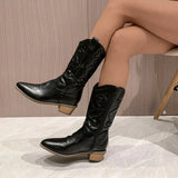 Women's Classic Cowboy-Inspired Boots | Stylish, Comfortable, Durable