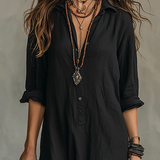 Soline | Chic Button-Down Maxi Dress