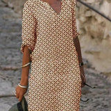 Women's Modest Shirt Summer Dress | Mini