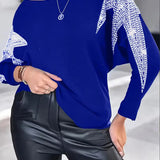 Whitney - Chic Long-Sleeve Sequin Sweater
