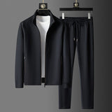 Men’s Two Piece Tracksuit Set | Zipper Jacket, Pants and Top