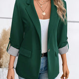 Rachelle - Elegant Versatile Blazer with Rolled Sleeves