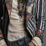 The Juniper™  | Bohemian Striped Blazer