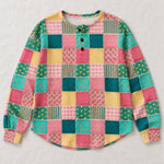 Agnes colorful patchwork sweater