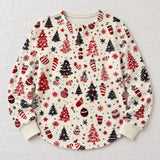 Anna cream christmas tree sweater