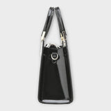 Emilie | Glossy Crocodile Tote