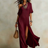 Lucia - Chic Asymmetrical Maxi Dress