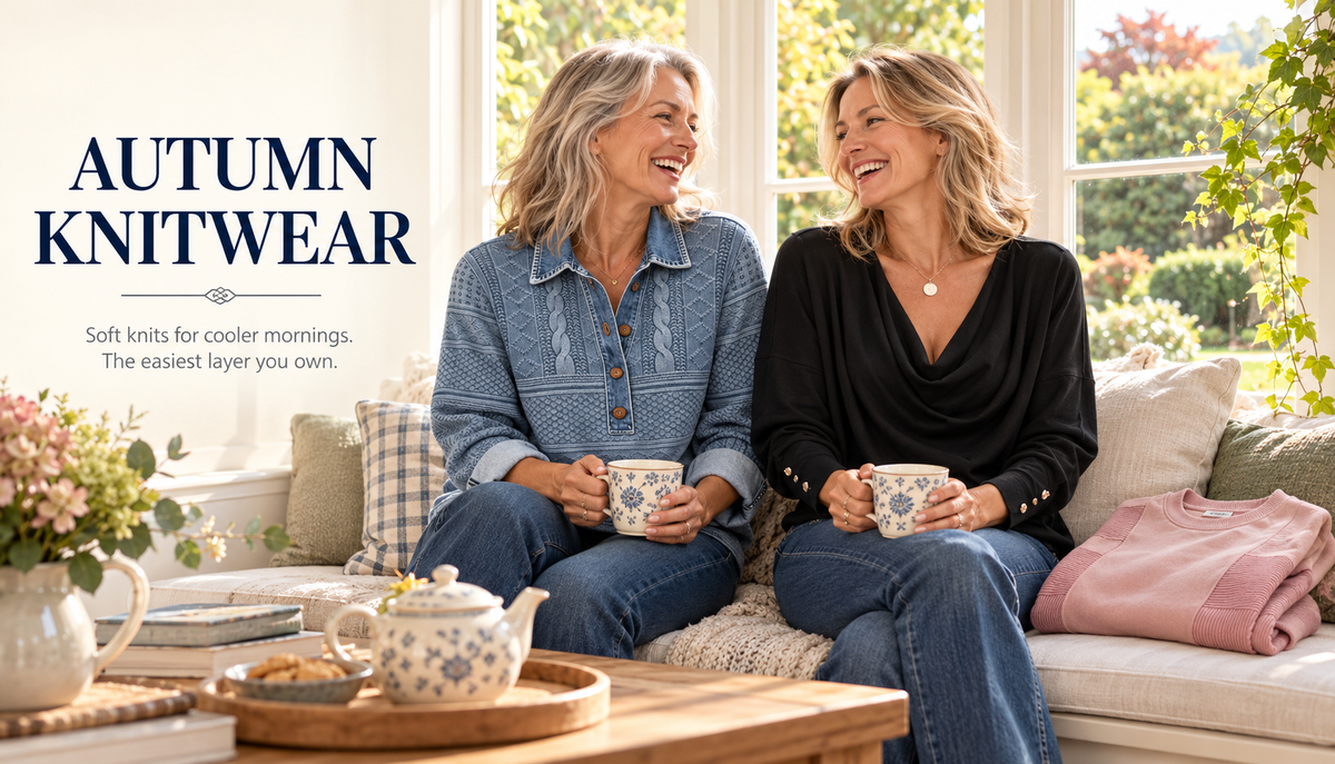 Autumn Knitwear collection banner