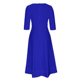 Women's Elegant A-Line Party Dress | Midi