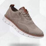 Khaki-White Ultra-Comfort Breathable Sneakers