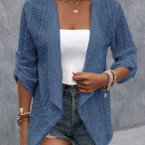 Women’s Summer Crochet Knit Cardigan | Lightweight, Long Sleeve
