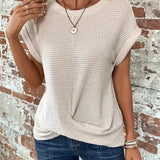 Women’s Casual Summer T-Shirt | Short Sleeve, Textured