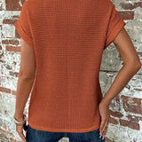 Women’s Casual Summer T-Shirt | Short Sleeve, Textured