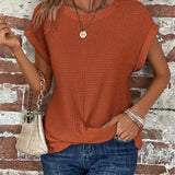 Women’s Casual Summer T-Shirt | Short Sleeve, Textured