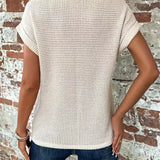 Women’s Casual Summer T-Shirt | Short Sleeve, Textured