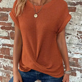 Women’s Casual Summer T-Shirt | Short Sleeve, Textured