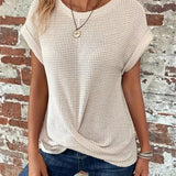 Women’s Casual Summer T-Shirt | Short Sleeve, Textured